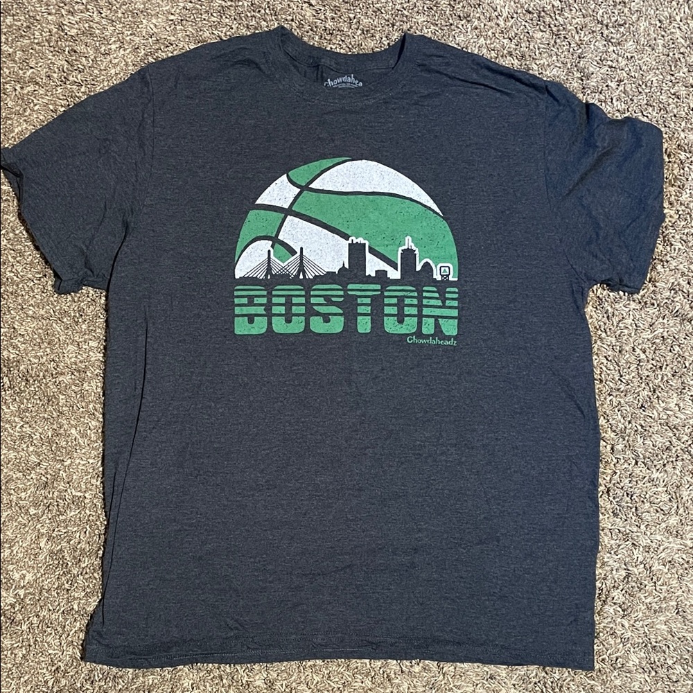 Boston Celtics Graphic Tee - Charcoal